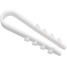 Дюбель-хомут IEK 5-10мм нейлон белый d=5мм (100шт) - UHH35-5-10-100
